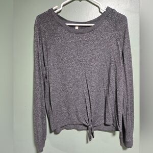 Aeropostale Gray Crew Neck Sweater Classic Knit